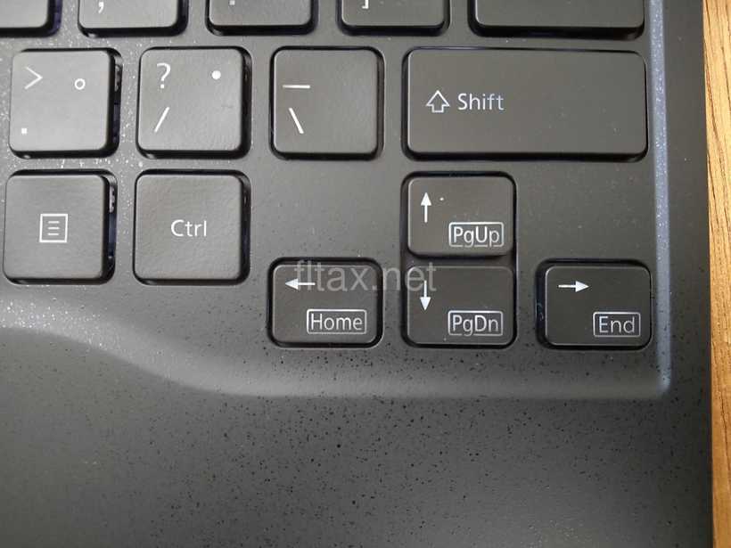 LIFEBOOK WU4/H1のキーボードの矢印キー