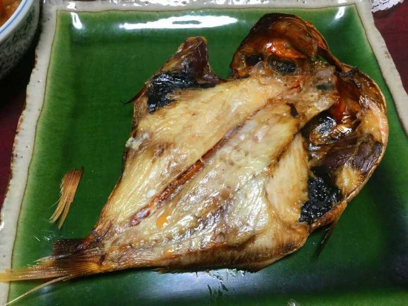 西伊豆町「ひもの三昧」の金目鯛を焼いてみた