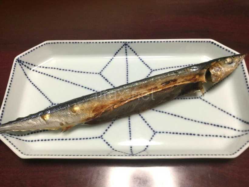 さんま酒干しを焼いてみた