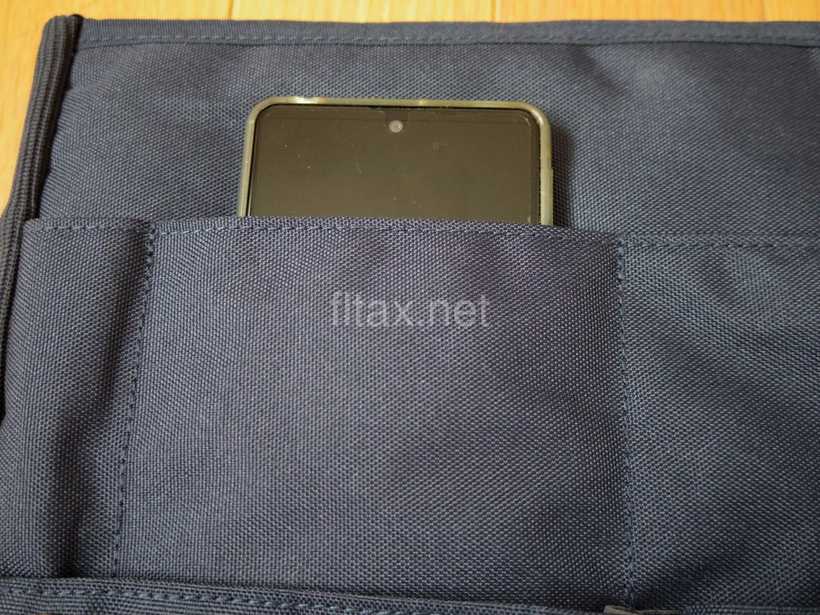 コクヨ BIZRACK バッグインバッグ カハ-BRB135DBの上段真ん中のマチなしポケット