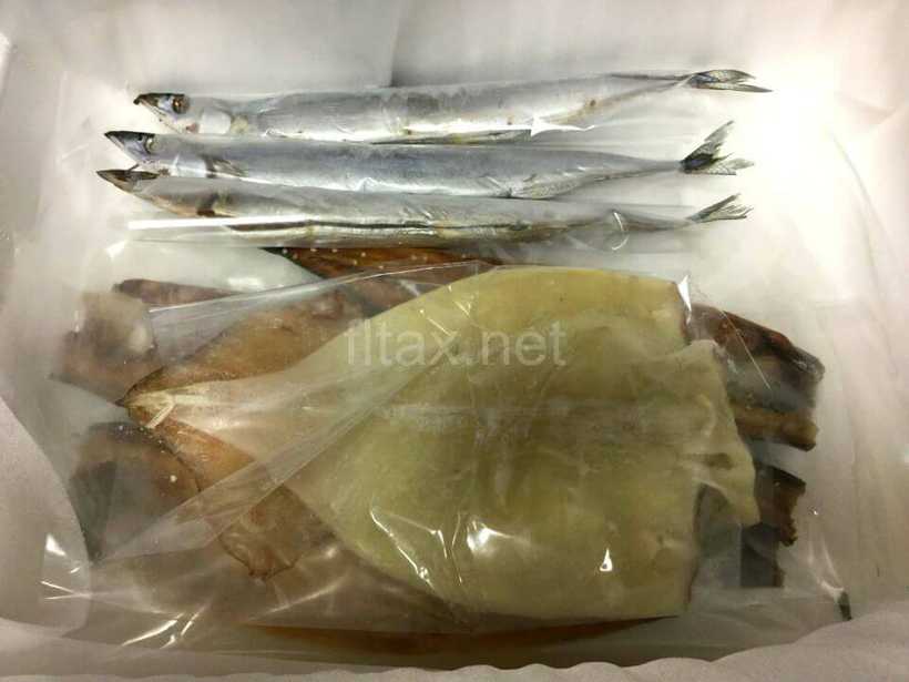 西伊豆町「ひもの三昧」のさんま酒干し・いか沖干し