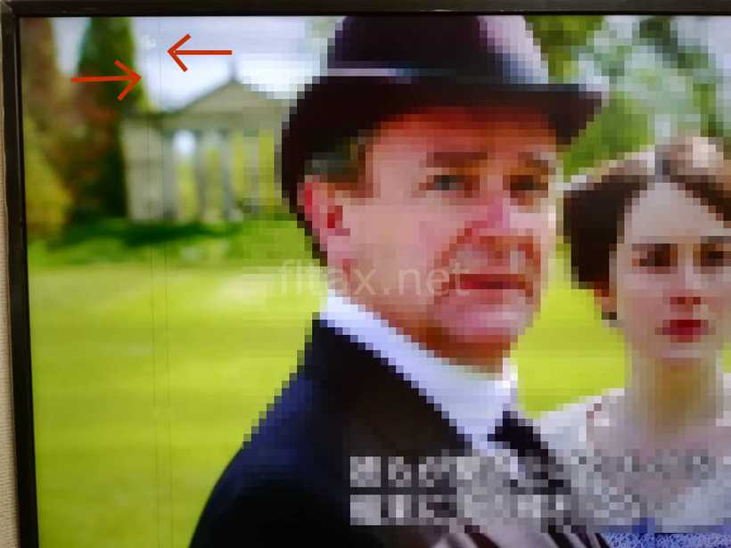 maxzenのテレビに黒い縦線