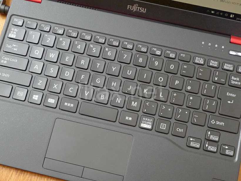 LIFEBOOKのキーボード