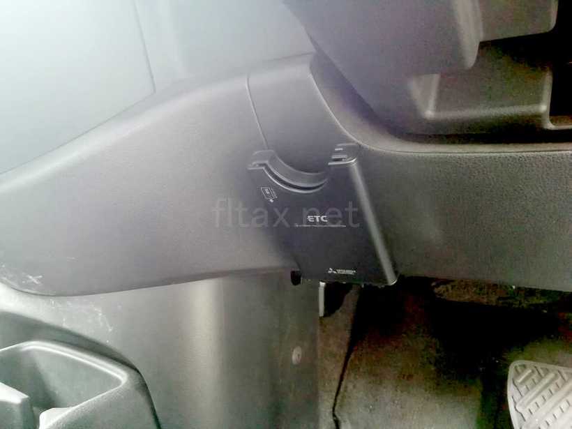 ETC車載器の取り付け場所