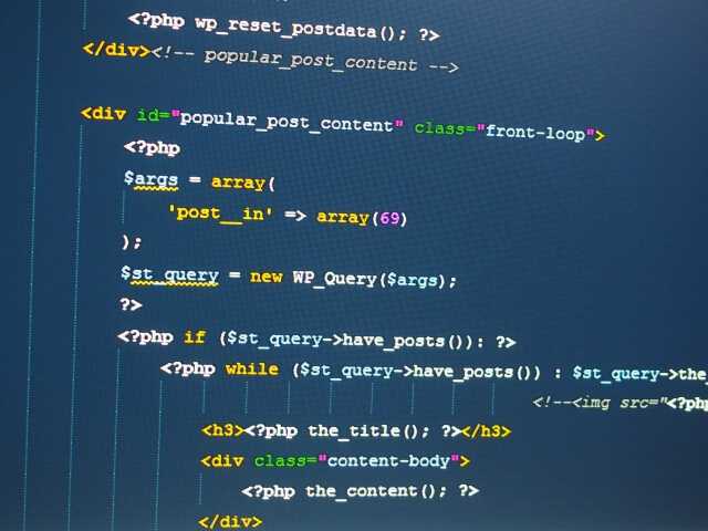 プログラミングの画面イメージ