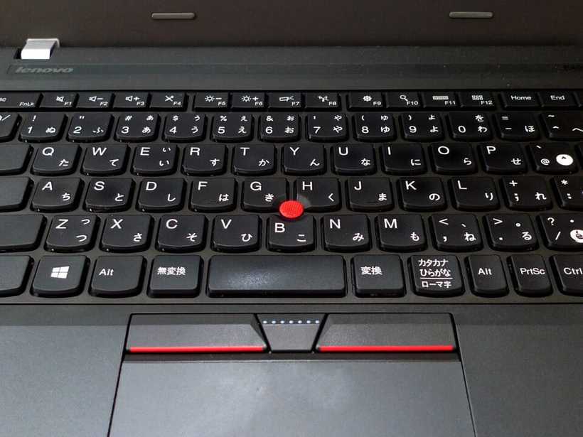 ThinkPadのトラックポイント