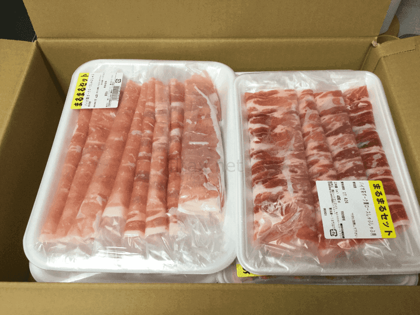 都城産バイオ茶ポークまるまる4kgのしゃぶしゃぶ肉